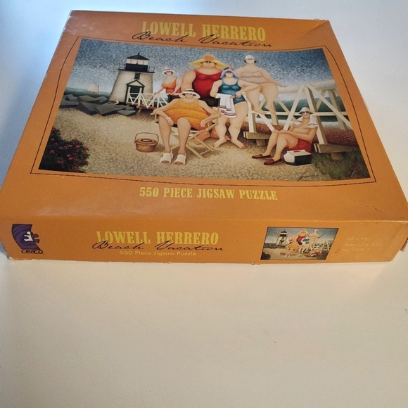 Lowell Herrero Beach Vacation Puzzle 550 Piece - Picture 6 of 11